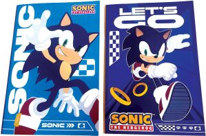 Sonic Τετράδιο 17x25-2 Σχέδια-1Τμχ (334-89400)