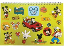 Mickey Street Μπλοκ Ζωγραφικής Α4+Stickers-40 Φύλλα (340-92416)