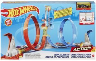 Hot Wheels Πίστα Διπλή Εκτόξευση Και Λούπ (GRW39)