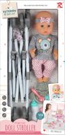 BW Σετ Μωρό 12'' Baby Doll & Καρότσι (85866/85868)