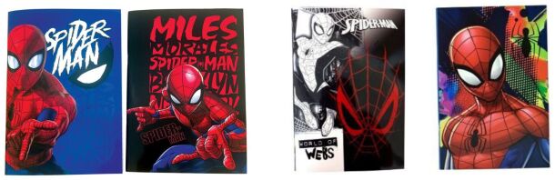 Spiderman Τετράδιο 17x25-40 Φύλλα-4 Σχέδια-1Τμχ (337-11400)