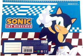 Sonic Μπλοκ Ζωγραφικής Α4+Stickers (334-89416)