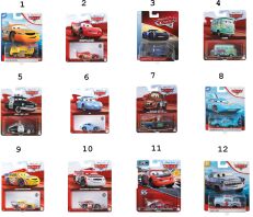 Cars 3 Αυτοκινητάκια-12 Σχέδια (DXV29)