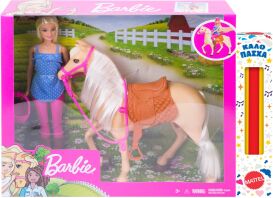 Λαμπάδα Barbie & Άλογο (FXH13)