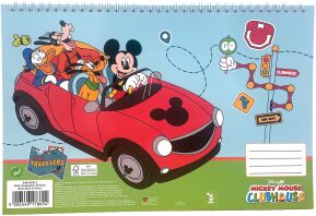 Mickey Street Μπλοκ Ζωγραφικής Α4-30 Φύλλα (340-92413)