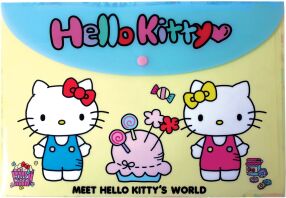 Hello Kitty Φάκελος Κουμπί Α4 PP-1Τμχ (335-76580)