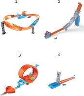 Hot Wheels Αγωνιστικές Πίστες-4 Σχέδια (GBF81)