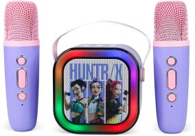 OTL K-Pop Demon Hunters Karaoke Speaker With Microphone Wireless Purple (ACC-1611)