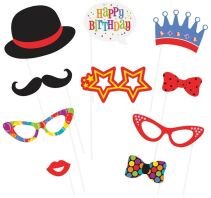 Σετ Φωτογραφικού Θαλάμου Birthday 10Τμχ (U61935)