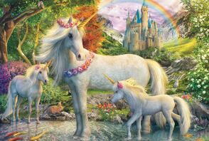 Παζλ Standard 200-Unicorn Mare With Two Foals (56540)