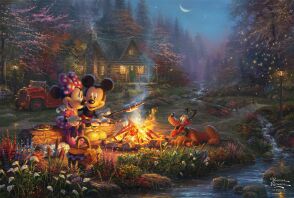 Παζλ Kinkade Disney 200-Mickey & Minnie Sweetheart Campfire (56558)