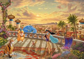 Παζλ Kinkade Disney 1000-Jasmine Dancing In The Desert Sunset (58032)