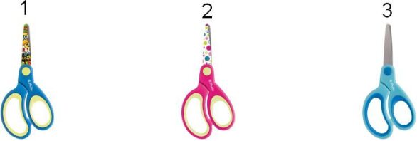 Herlitz Ψαλίδι Με Στρογγυλή Άκρη 13cm-3 Σχέδια-1Τμχ (10801710)