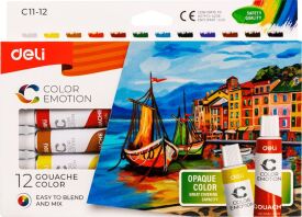 Deli Τέμπερα 12 Χρωμάτων 12ml Color Emotion (231.006103)