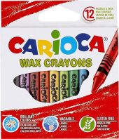 Carioca Crayons Κέρινο Wax 12Τμχ (239.423.650)