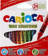 Carioca Crayons Κέρινο Wax 24Τμχ (239.423.667)