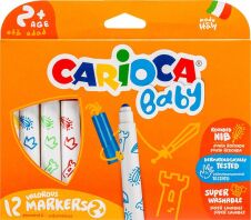 Carioca Μαρκαδόροι Baby 12Τμχ (239.428143)
