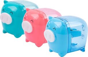 Deli Ξύστρα Βαρελάκι Μονή Γουρουνάκι-3 Χρώματα-1Τμχ (231.336859)