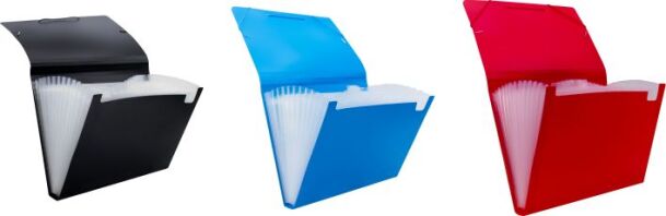 Metron Φάκελος 12 Θέσεων Λάστιχο-3 Χρώματα-1Τμχ (907.12)