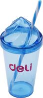 Deli Ποτήρι Πλαστικό Μπλε 10Τμχ (231.095395)