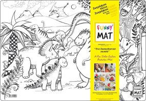 Funny Ματ Σουπλά Επιφάνειας Ζωγραφικής Δεινόσαυροι (227.310093)