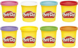 Playdoh Rainbow 8 Pack-2 Σχέδια (G0513)