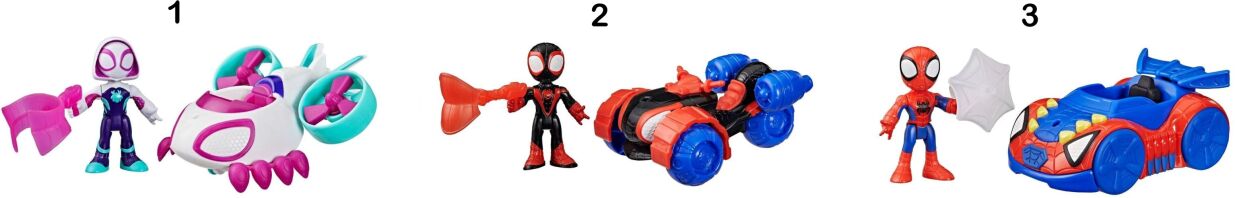 Spidey Saf 3'' Core Vehicle-3 Σχέδια (G1952)