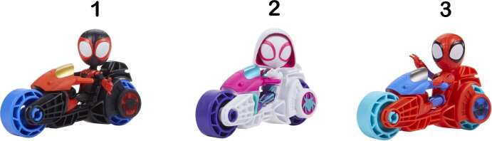 Spidey Saf Motorcycle-3 Σχέδια (F6777)