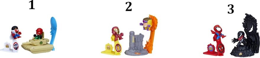 Marvel Stund Squad Figure & Feature Playset-3 Σχέδια (F6895)