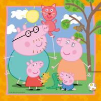 Ravensburger Παζλ 3x49 Πέππα Το Γουρουνάκι (05579)