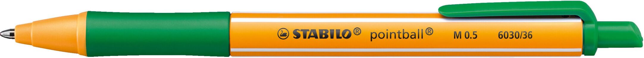 Stabilo Στυλό Pointball 6030/36 Green (01603036)