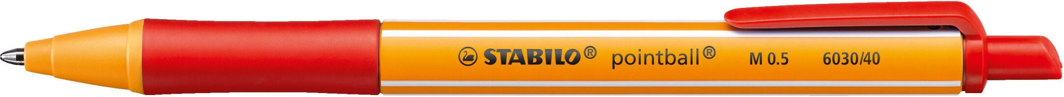 Stabilo Στυλό Pointball 6030/40 Red (01603040)