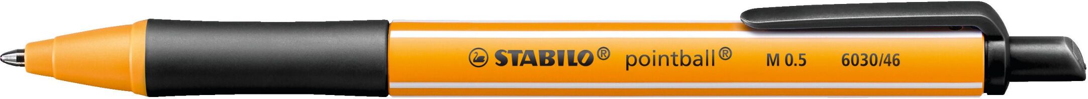 Stabilo Στυλό Pointball 6030/46 Black (01603046)