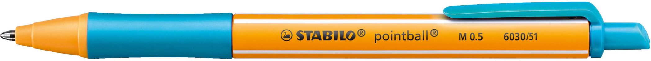 Stabilo Στυλό Pointball 6030/51 Turquoise (01603051)