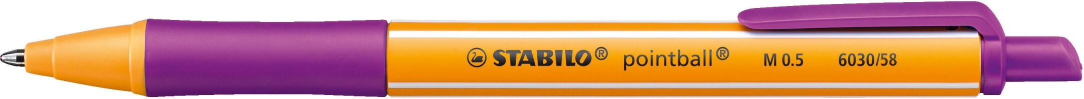 Stabilo Στυλό Pointball 6030/58 Lilac (01603058)