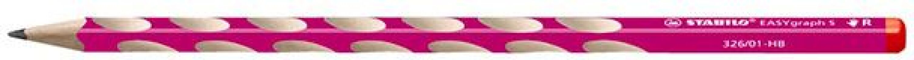 Stabilo Μολύβι Easy Graph Right 326/01 Pink (01326001)