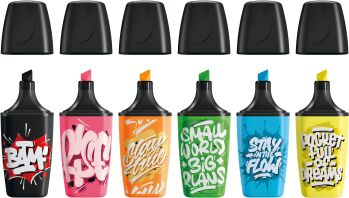 Stabilo Υπογραμμιστής Boss Mini Snooze One-6 Σχέδια-1 Τμχ (01007008)