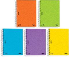 Skag Τετράδιο Basic Σπιράλ Α4 4 Θεμάτων 80gr N.8014-5 Σχέδια-1Τμχ (276122)