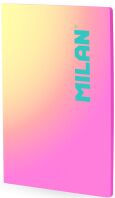 Milan Τετράδιο Α4 Ριγέ 48 Φύλλων Sunset Ροζ (325-01356-57242L48SNP)
