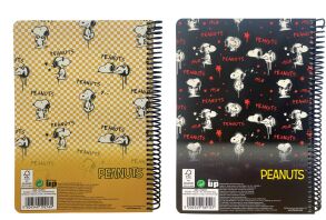 Peanuts Built Different-Point Τετράδιο Α4 Σπιράλ 3 Θεμάτων 105 Φύλλων-2 Σχέδια (365-10403)