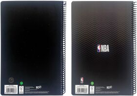 NBA Giannis-NBA Logo Τετράδιο A4 Σπιράλ 3 Θεμάτων 105 Φύλλων-2 Σχέδια (378-13439)