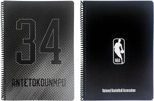 NBA Giannis-NBA Logo Τετράδιο A4 Σπιράλ 2 Θεμάτων-2 Σχέδια (378-13440)