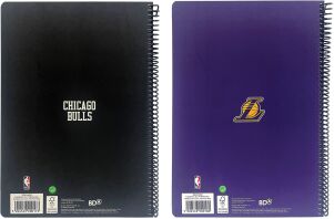 NBA Bulls-Lakers Τετράδιο A4 Σπιράλ 3 Θεμάτων 105 Φύλλων-2 Σχέδια (378-16439)