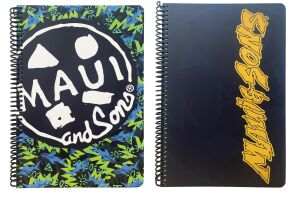 Maui Shark Tank-Logo Τετράδιο 17X25 Σπιράλ 3 Θεμάτων 105 Φύλλων-2 Σχέδια (339-27403)