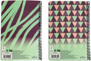 Hallmark Pattern-Diagonal Τετράδιο 17X25 Σπιράλ 2 Θεμάτων 70 Φύλλων-2 Σχέδια (333-39402)