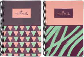 Hallmark Pattern-Diagonal Τετράδιο A4 Σπιράλ 3 Θεμάτων 105 Φύλλων-2 Σχέδια (333-39439)