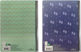 Hallmark Blue-Green Τετράδιο A4 Σπιράλ 2 Θεμάτων-2 Σχέδια (333-39440)