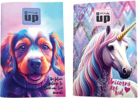 Pastel Unicorn-Puppy Τετράδιο 17X25-2 Σχέδια (357-41400)