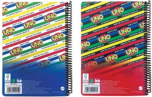 Uno Bad Hand-Game Night Τετράδιο 17X25 Σπιράλ 3 Θεμάτων 105 Φύλλων-2 Σχέδια (349-49403)