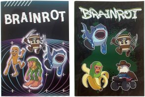 Toikido Brainrot Τετράδιο 17x25-2 Σχέδια-1Τμχ (364-02400)
